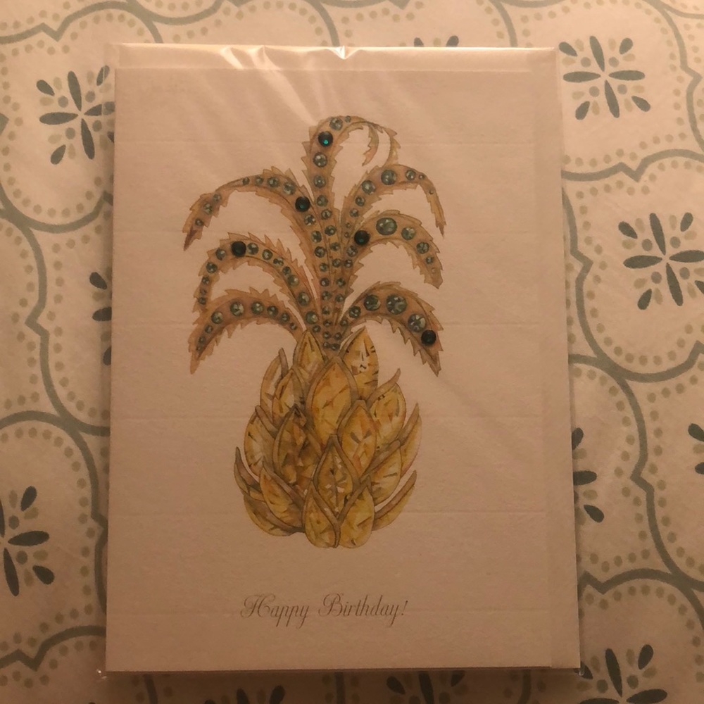 Papyrus Pineapple Birthday card